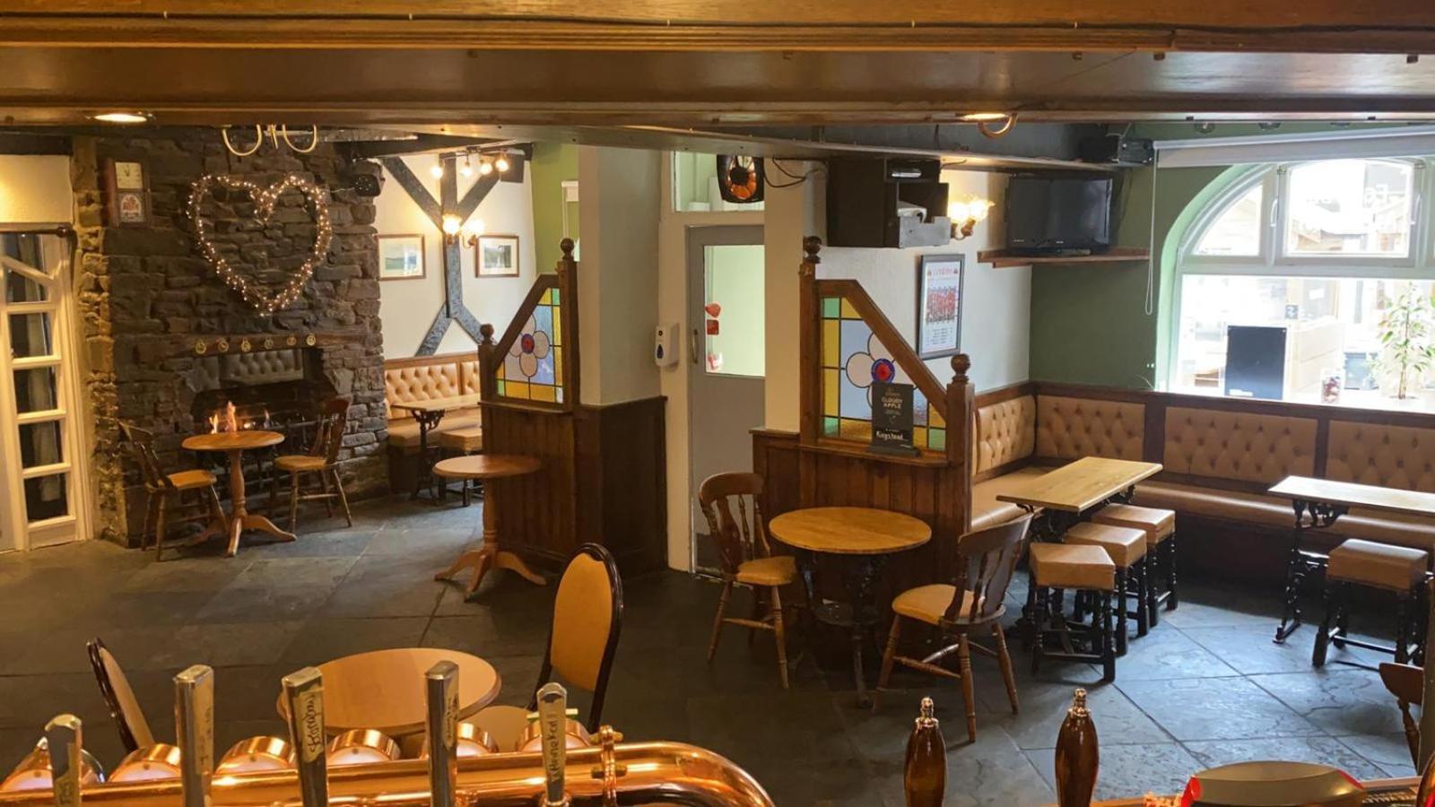 The Kings Head Hotel Abergavenny Dış mekan fotoğraf